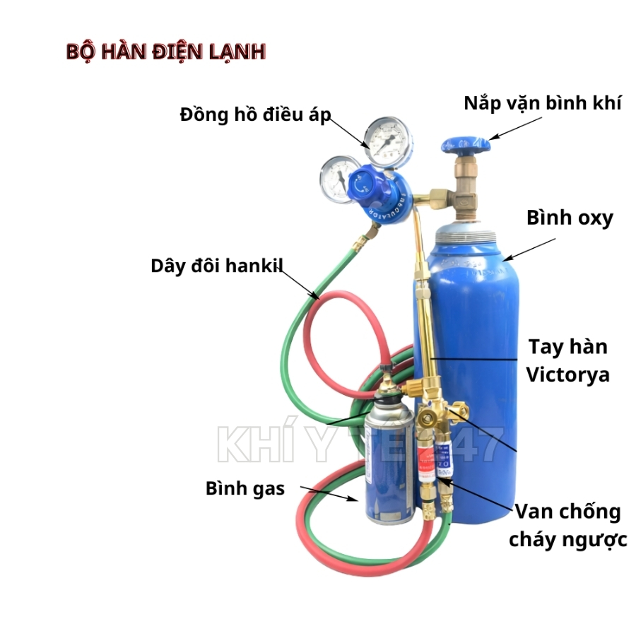 bộ hàn gió đá điện lạnh